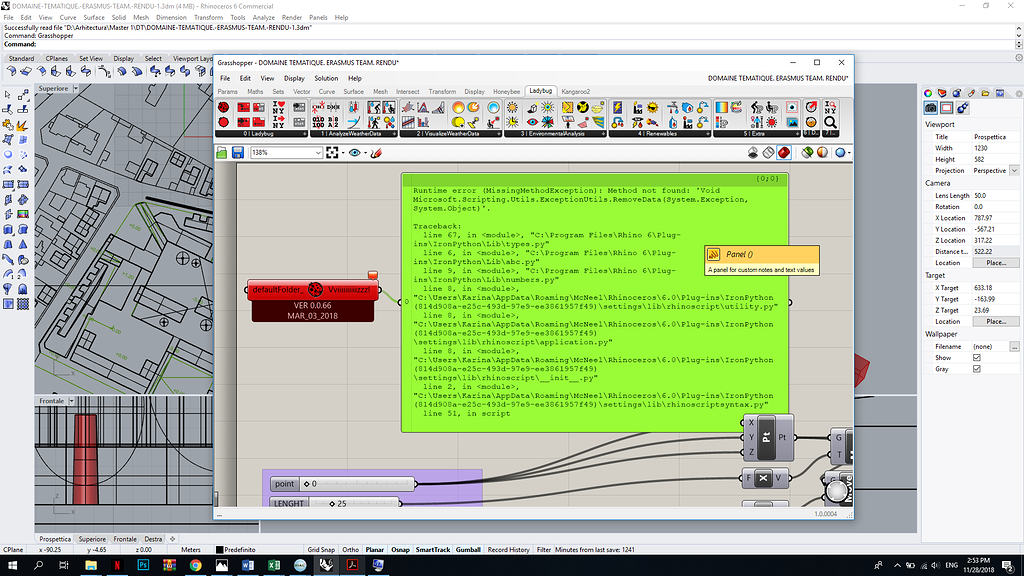 Ladybug installation problems - ladybug-tools - Ladybug Tools | Forum