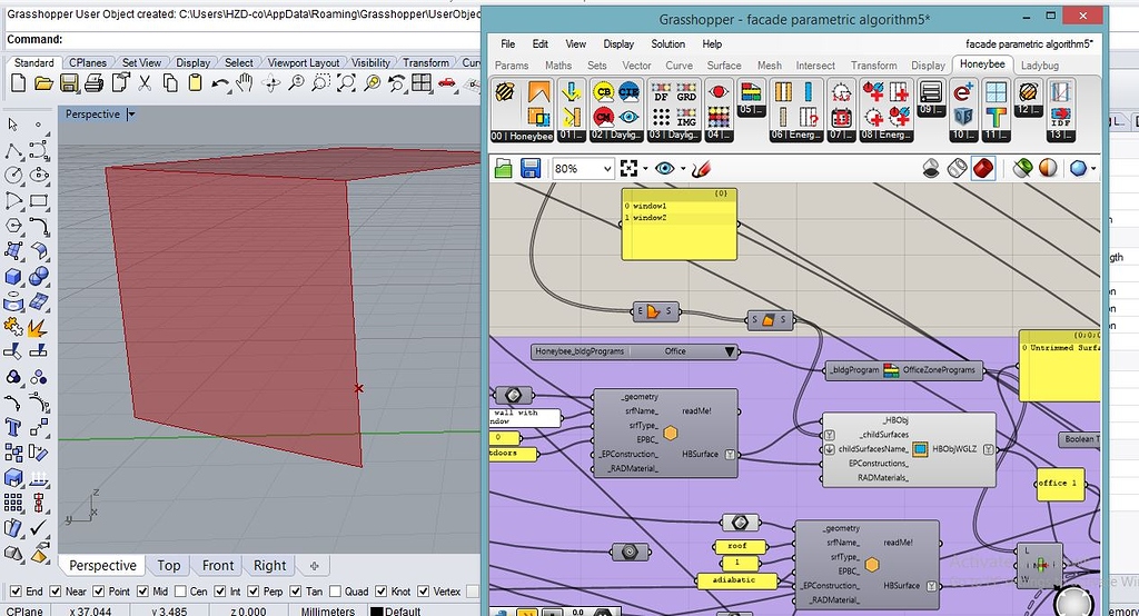 Add Glazing To Zone Honeybee legacy Ladybug Tools Forum