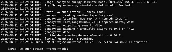 HB UTCI_Run Error