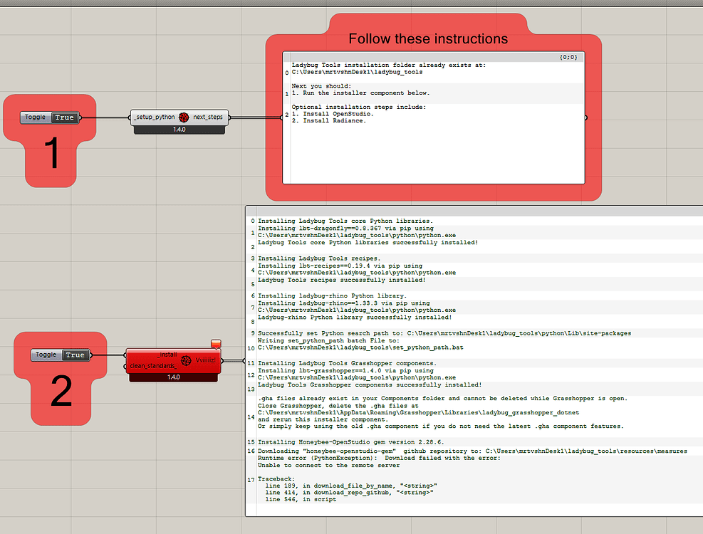 ERROR - Installing Ladybug - ladybug-tools - Ladybug Tools | Forum
