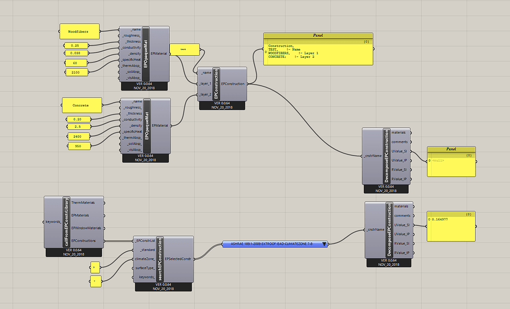 Decompose Material Values - honeybee-legacy - Ladybug Tools | Forum