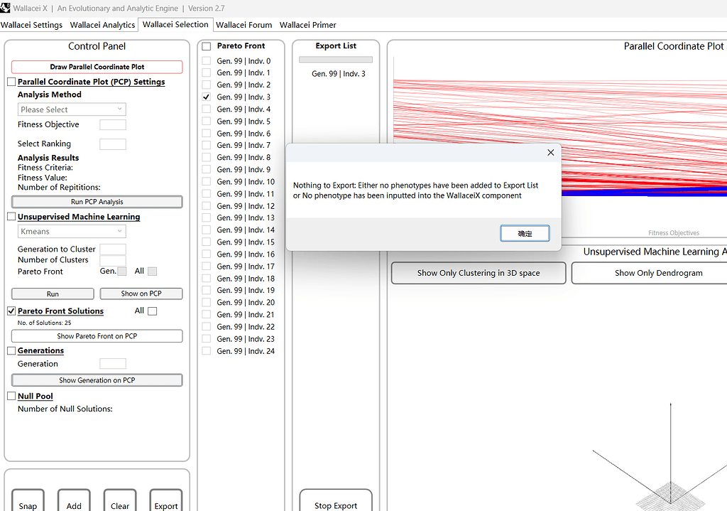 Wallacei can't export - Ladybug Tools | Forum