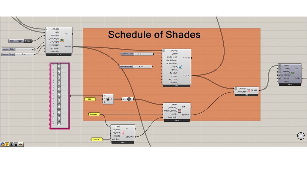 How to assign a schedule to the louvre shades? - ladybug-tools How to assign a schedule to the louvre shades? - ladybug-tools