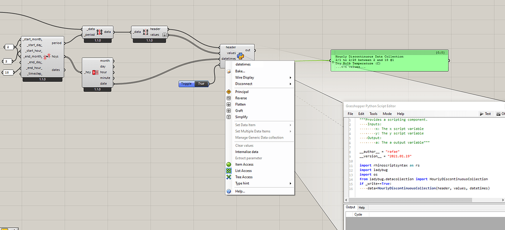 Construct Discontinuous Data Collection - ladybug - Ladybug Tools | Forum
