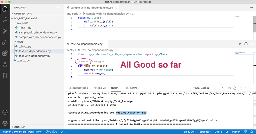 Writing Python Tests